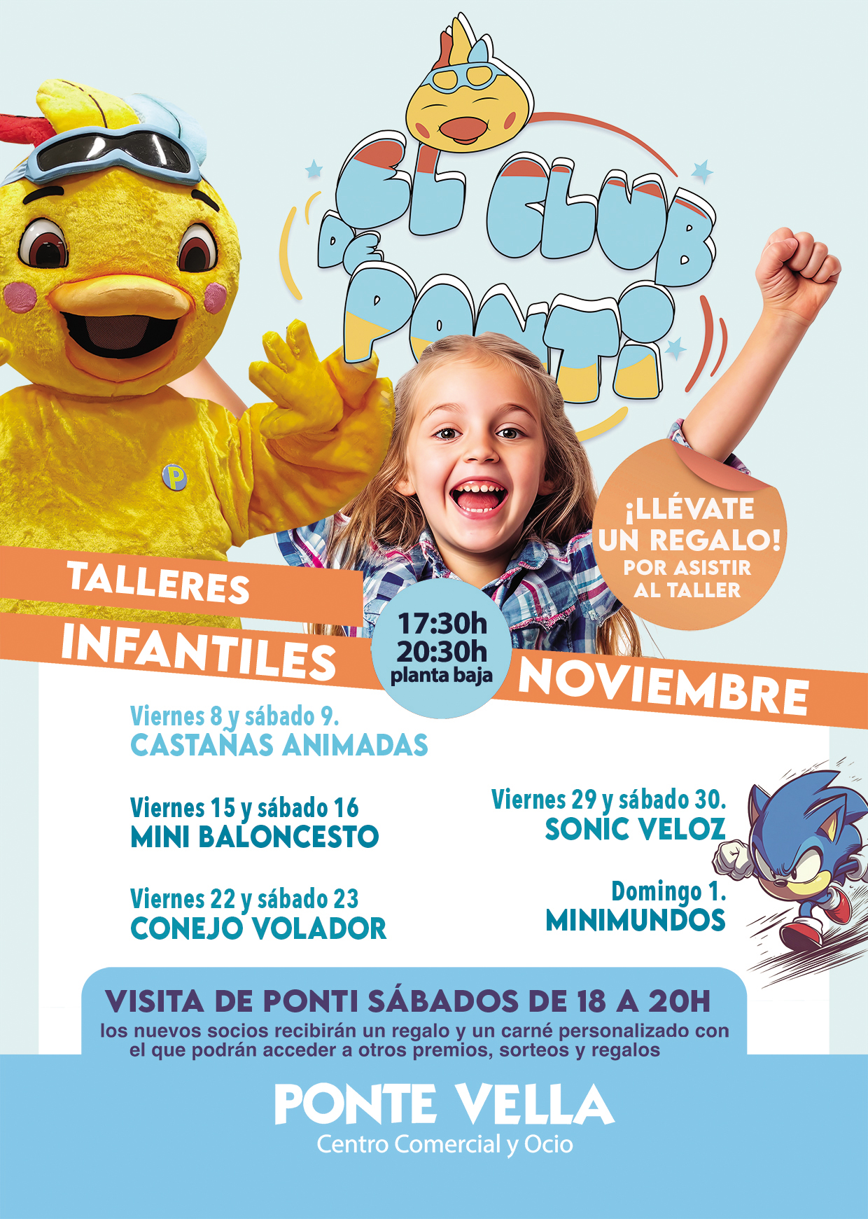 Talleres infantiles Club de Ponti – Noviembre