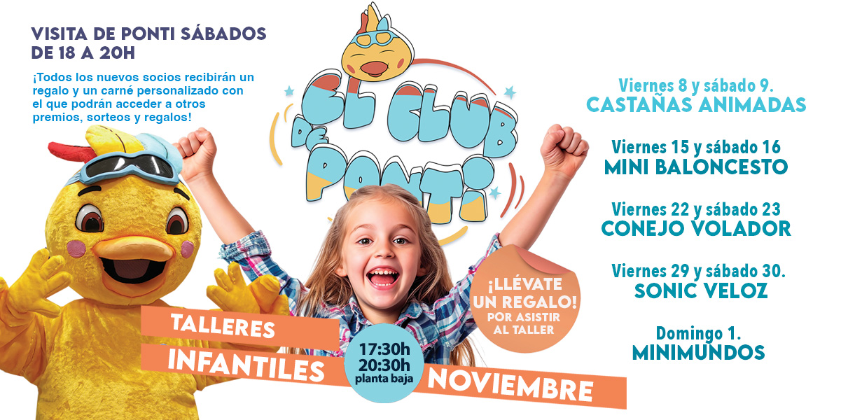 Talleres Infantiles Club de Ponti – noviembre