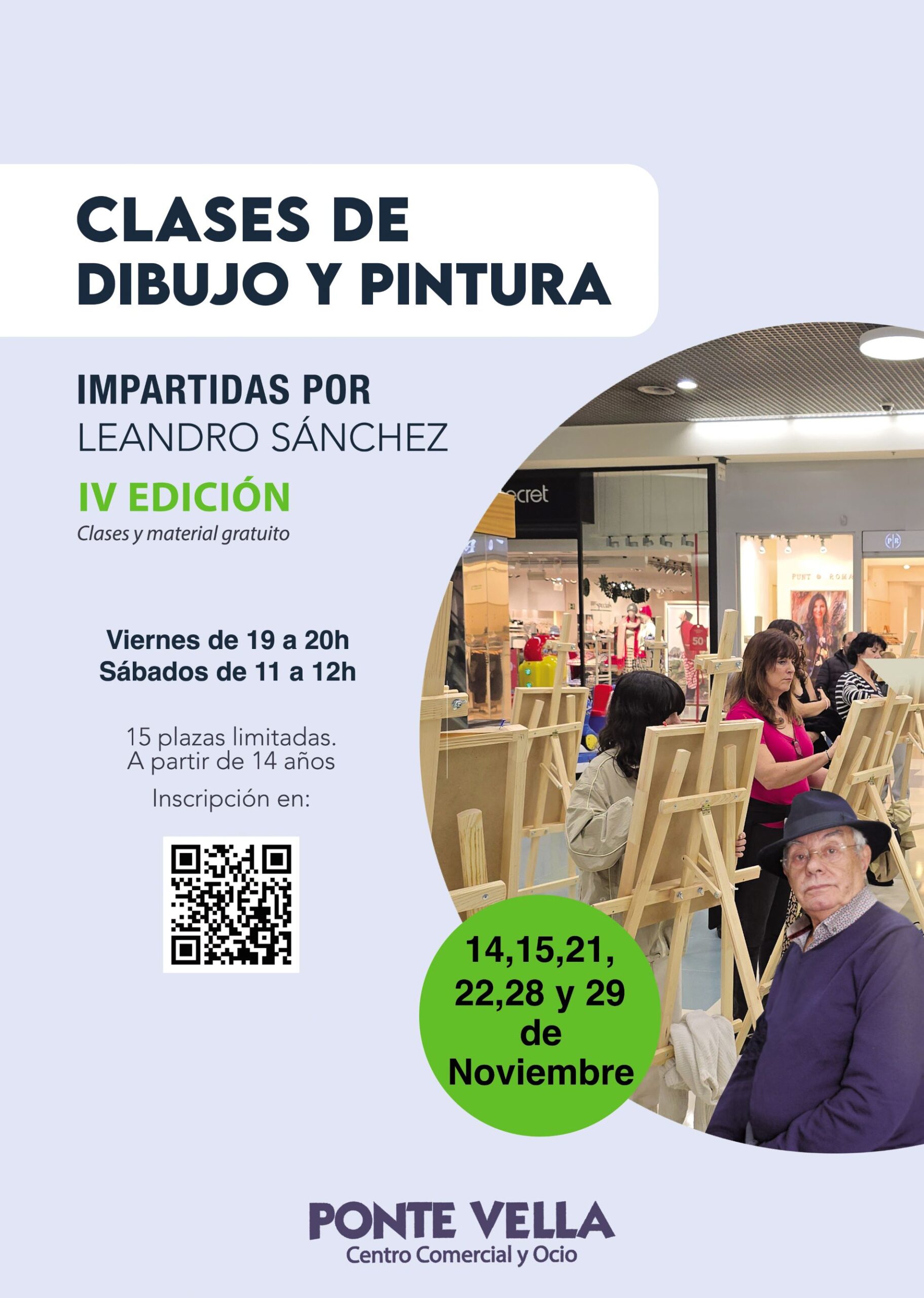 Clases de dibujo y pintura con Leandro Sánchez